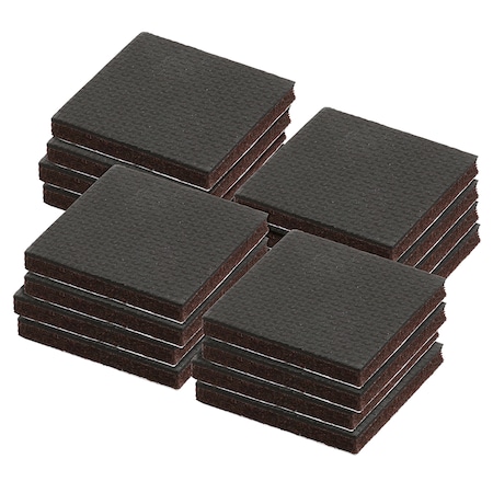 Prime-Line Heavy-Duty Non-Slip Furniture Pads, 1/4 in. Thick x 2 in. x 2 in 16 Pack MP76725